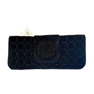Vera Bradley Dazzle Clutch with Chain Strap in Classic Black - NWT